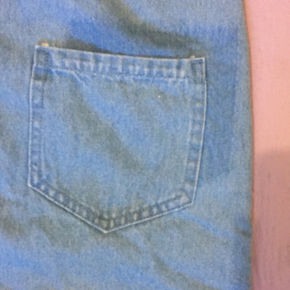 Jean two toned dress - Picture 2 of 5